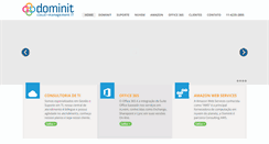 Desktop Screenshot of dominit.com.br