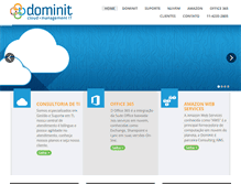 Tablet Screenshot of dominit.com.br
